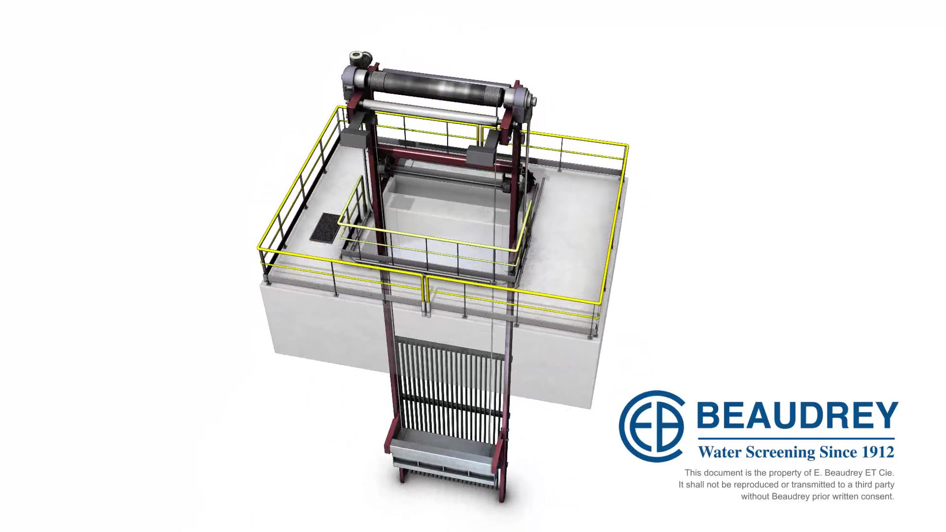 Portable Trash Rake Trash Rakes | Beaudrey Screens and Filters | France