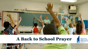 A Back to School Prayer