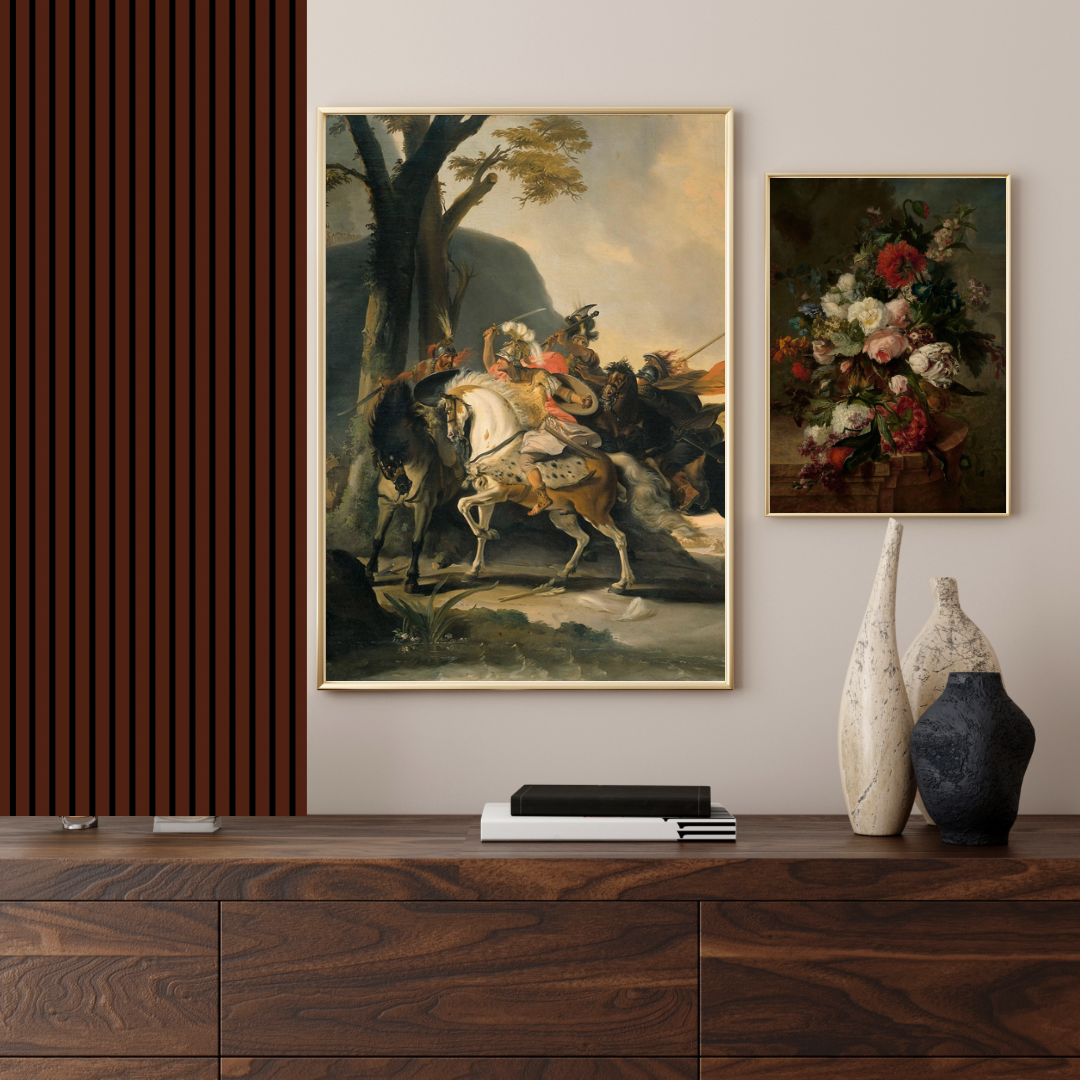 BURGUNDY- COLORED ACOUSTIC PANELS