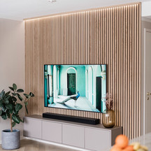 Wooden acoustic panels