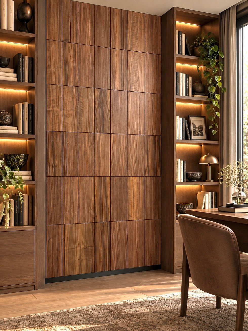 Pikkukuva: DOMINO - WALL PANELS/WALNUT