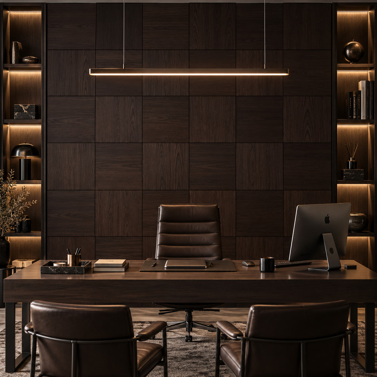 QUADRA - WALL PANELS/SMOKED OAK