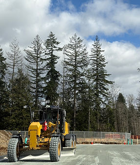 Civil construction road grading
