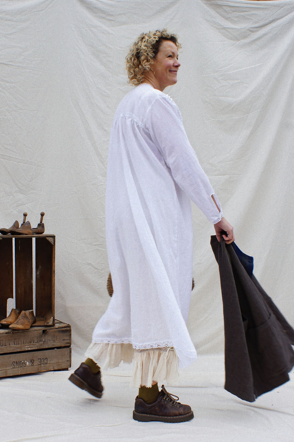 Thumbnail: Milk Voile Chemise Dress