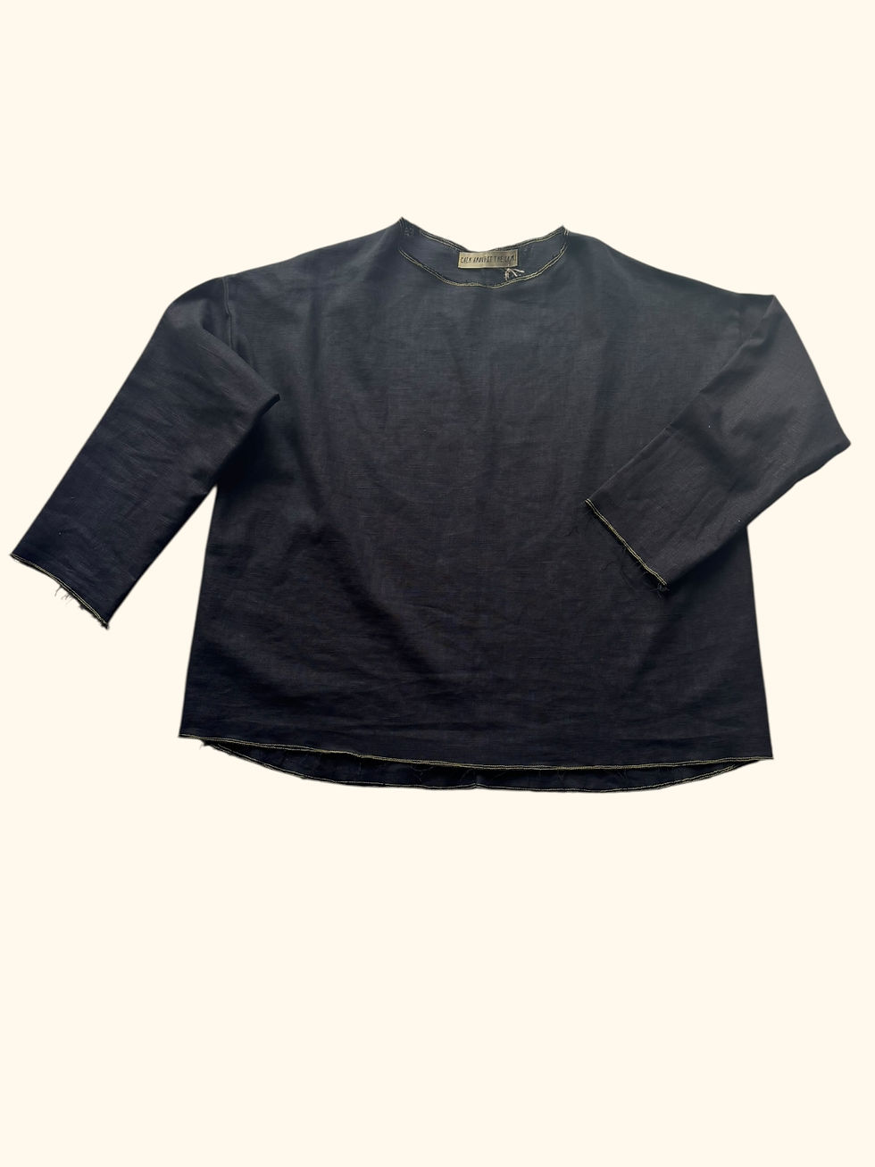 Thumbnail: Coal Linen Turner Top