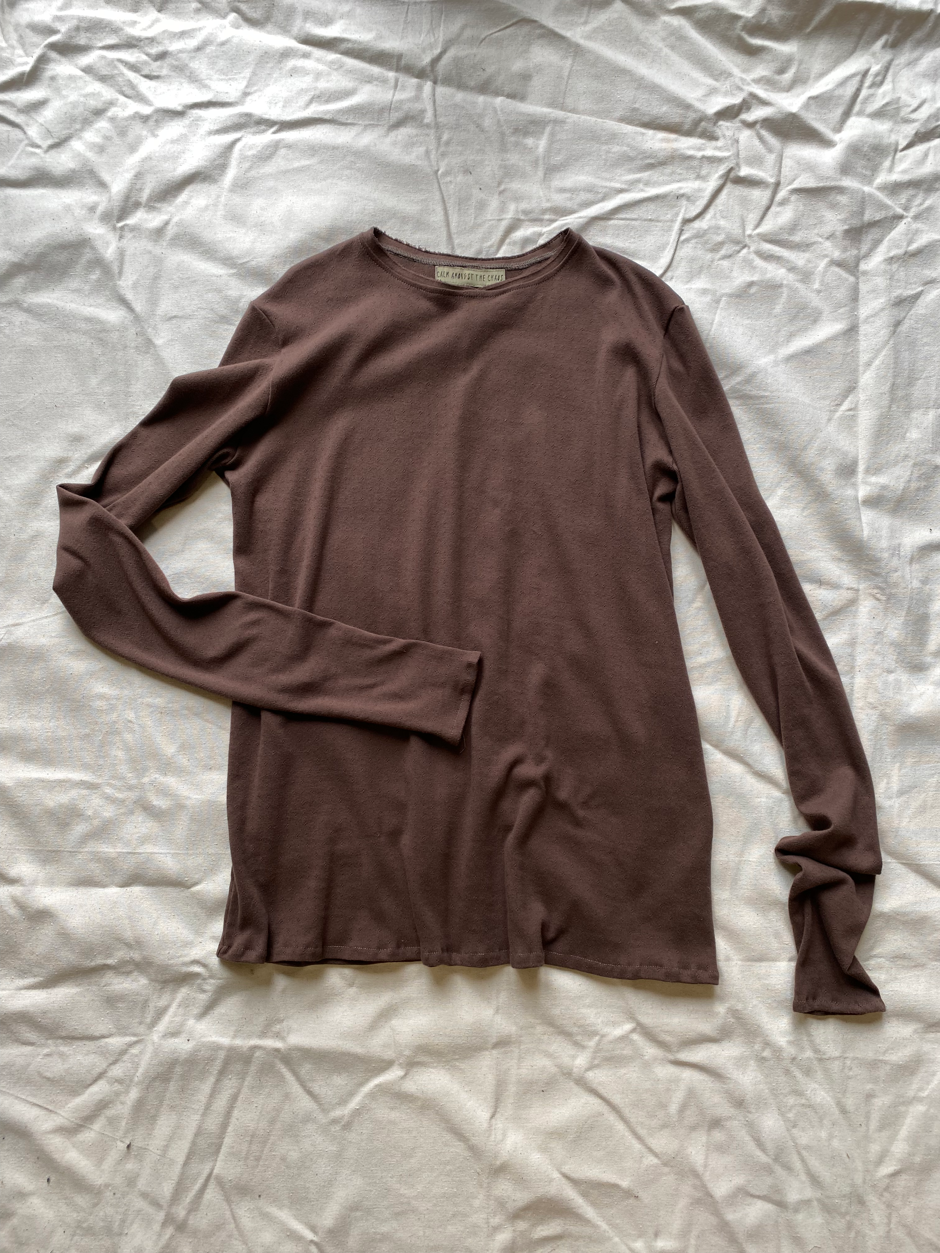 Chocolate Pointelle Dora Size B