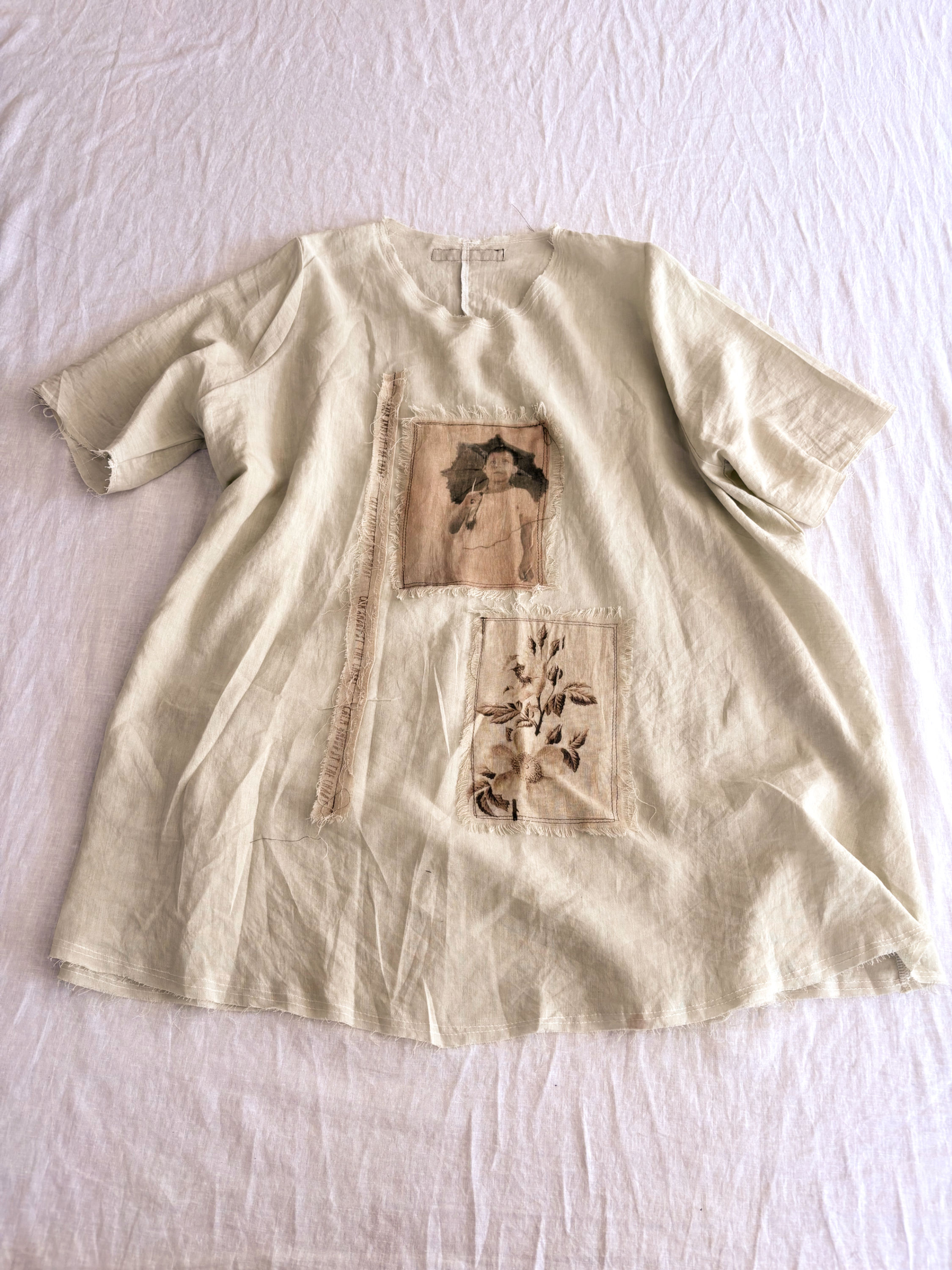 Naturally Dyed Tati T-Shirt in Mint