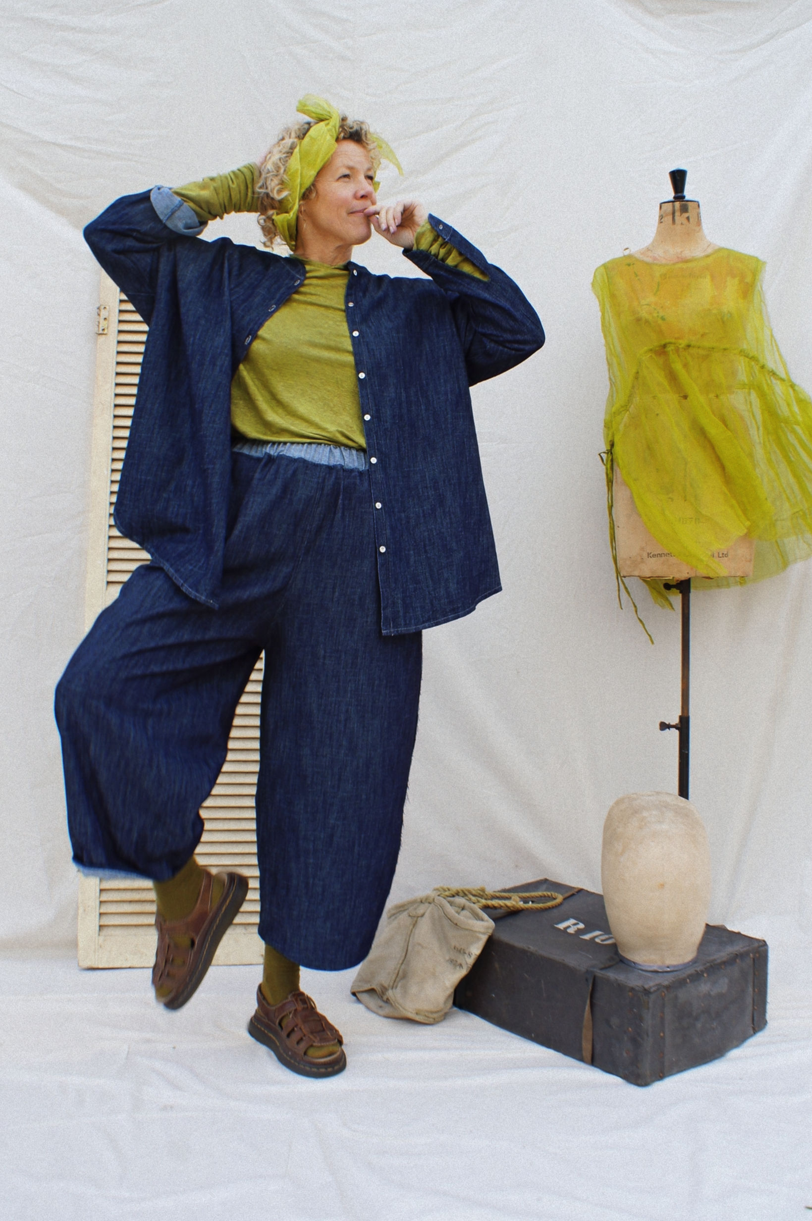 Linen Denim Jackson Jeans