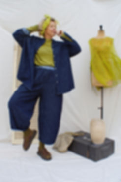 Linen Denim Jackson Jeans