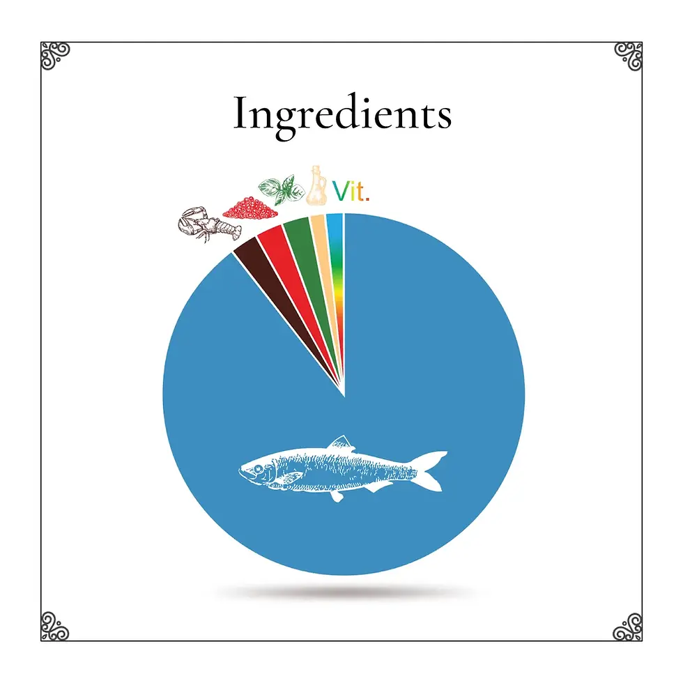 Miniatura: Elizabeth I łosoś z kawiorem i homarem 185g