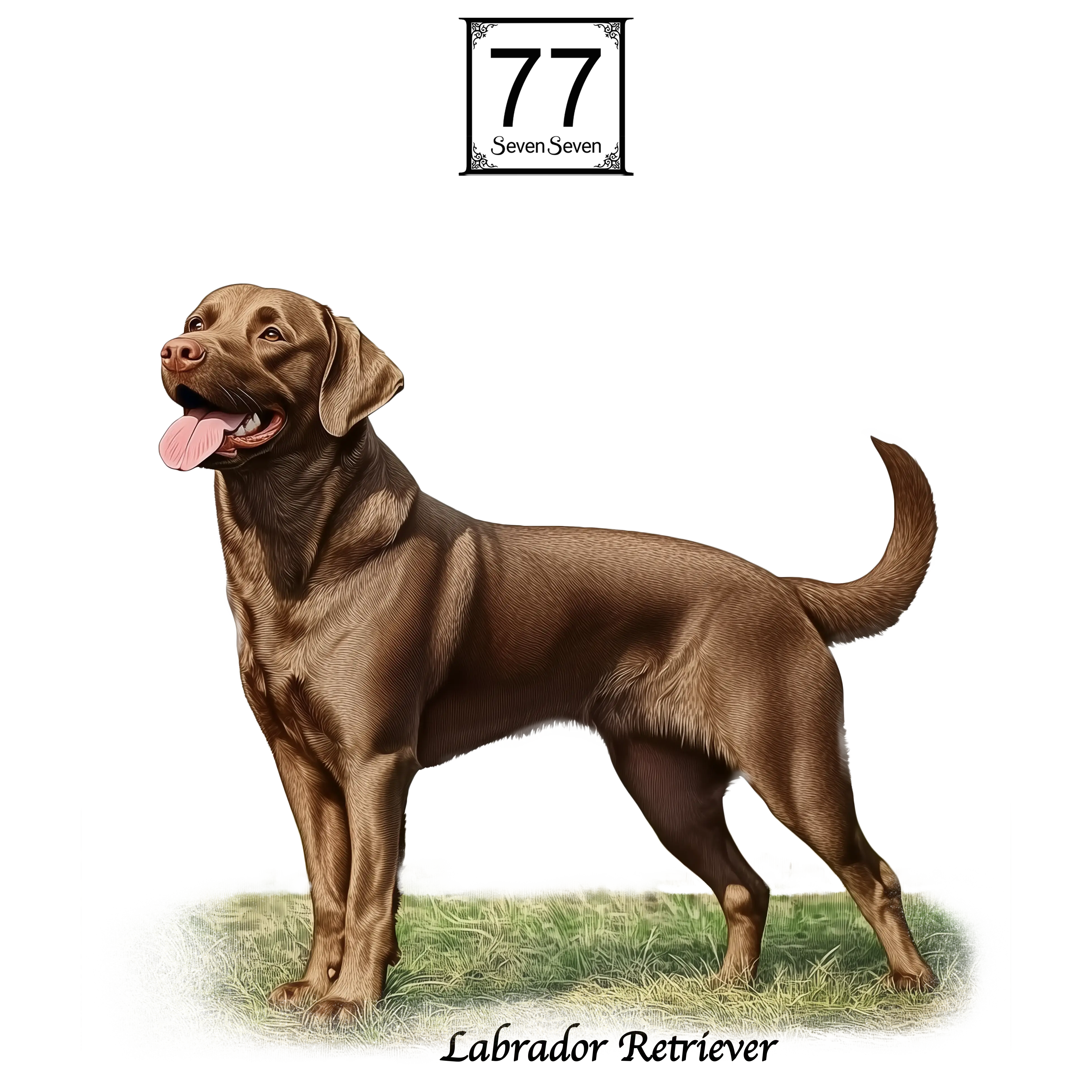 Labrador Retriever - cotton canvas tote bag