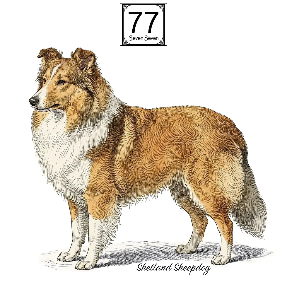 Miniaturbild: Shetland Sheepdog - cotton canvas tote bag
