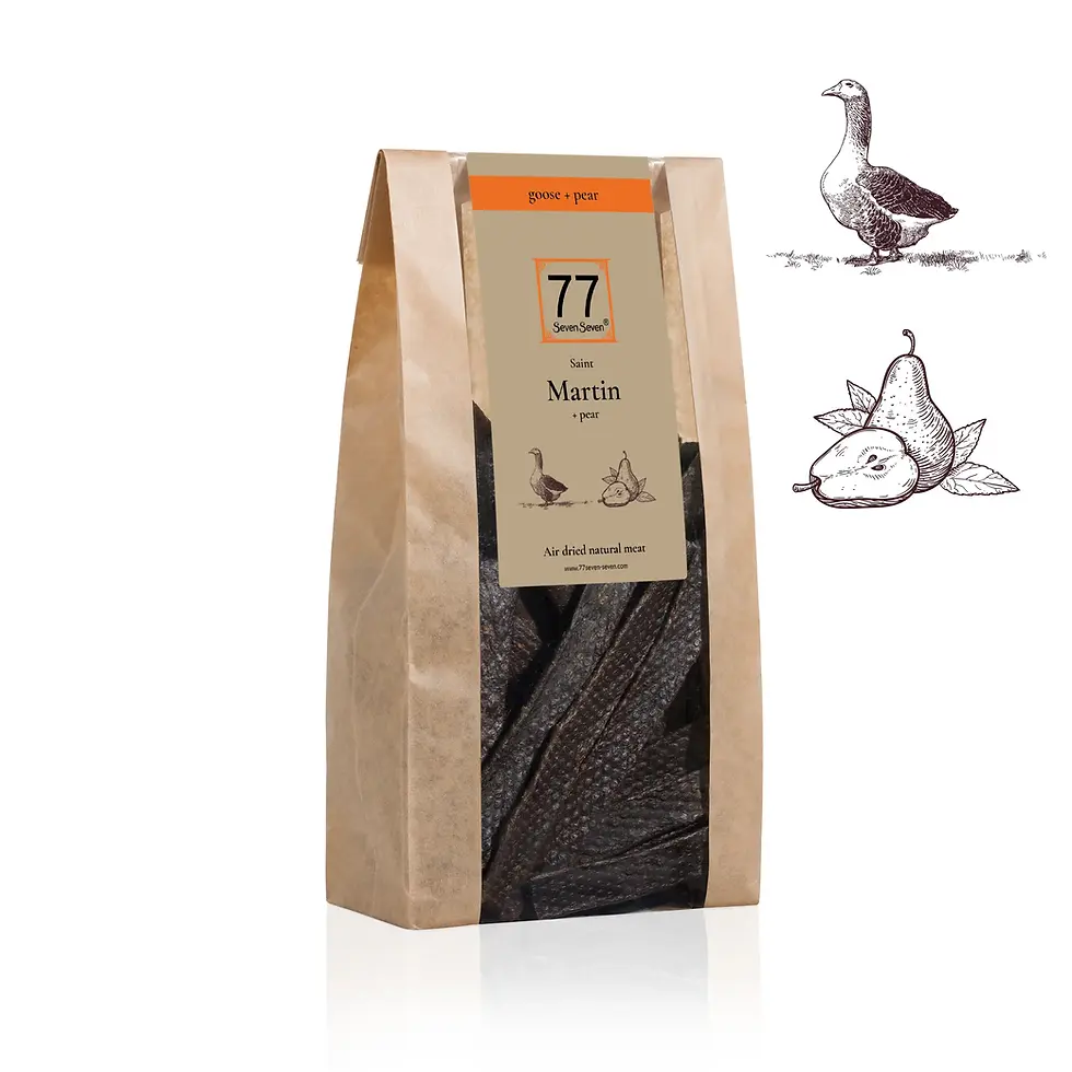 Miniatura: Saint Martin+ Stripes z suszonej gęsi z gruszką