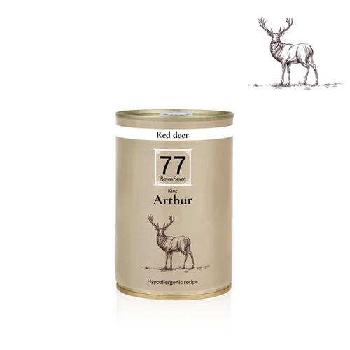 Arthur - jeleń z dynią i żurawiną puszka 400g | 77 Seven