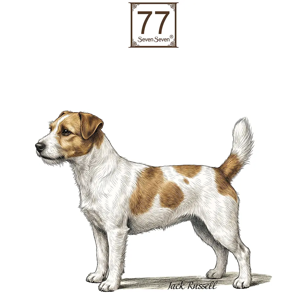 Miniatura: Jack Russell - cotton canvas tote bag