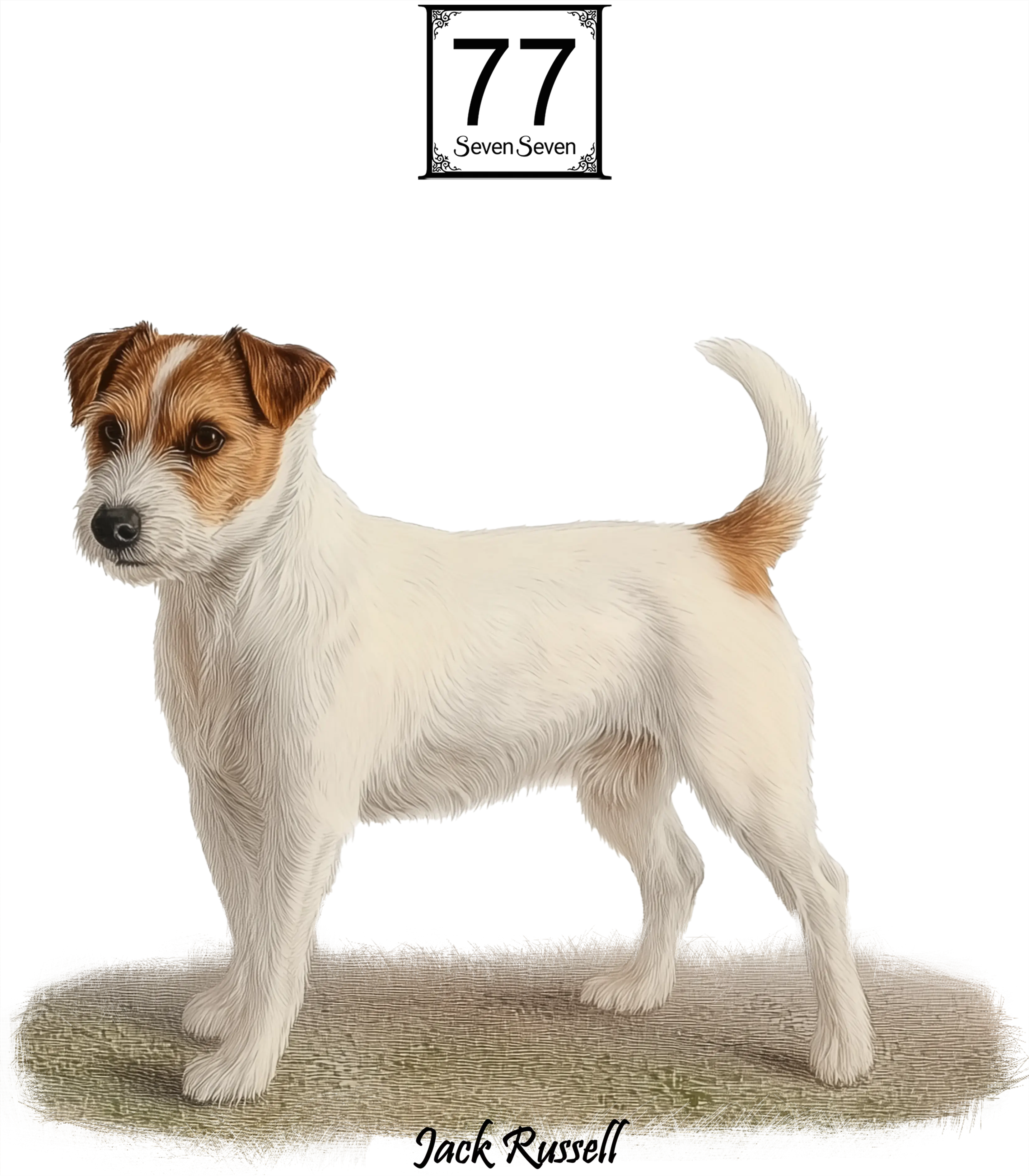 Jack Russell - bawełniana torba canvas