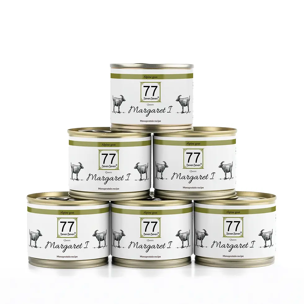 Thumbnail: Margaret I with goat, 200g can