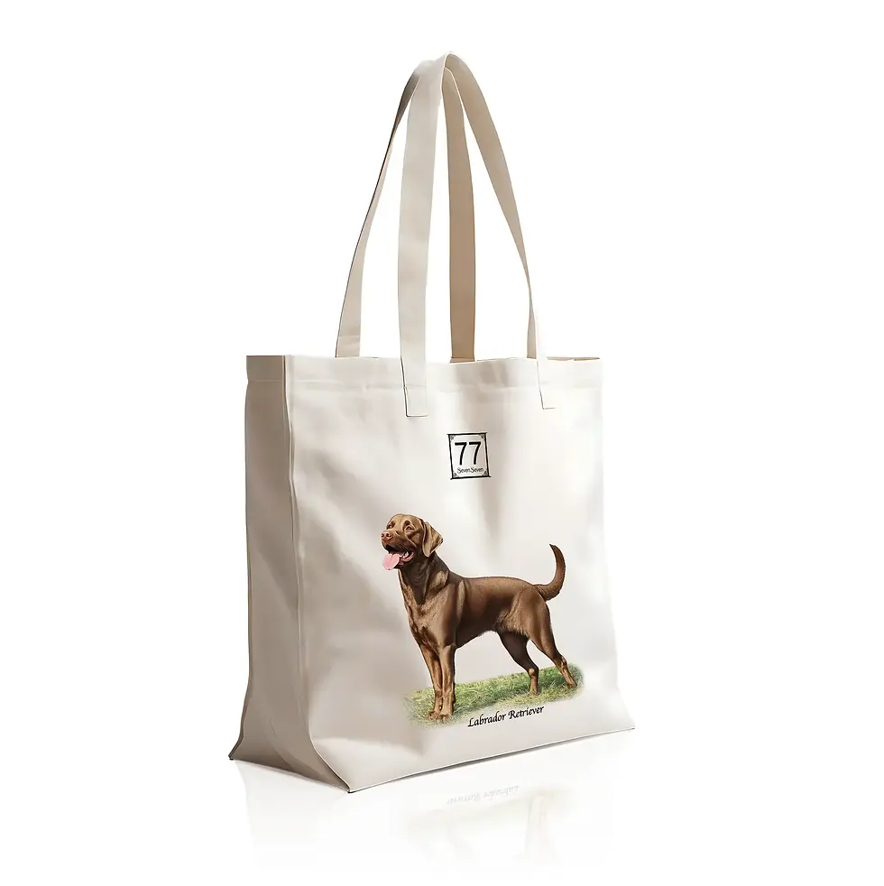 Miniatura: Labrador Retriever - cotton canvas tote bag