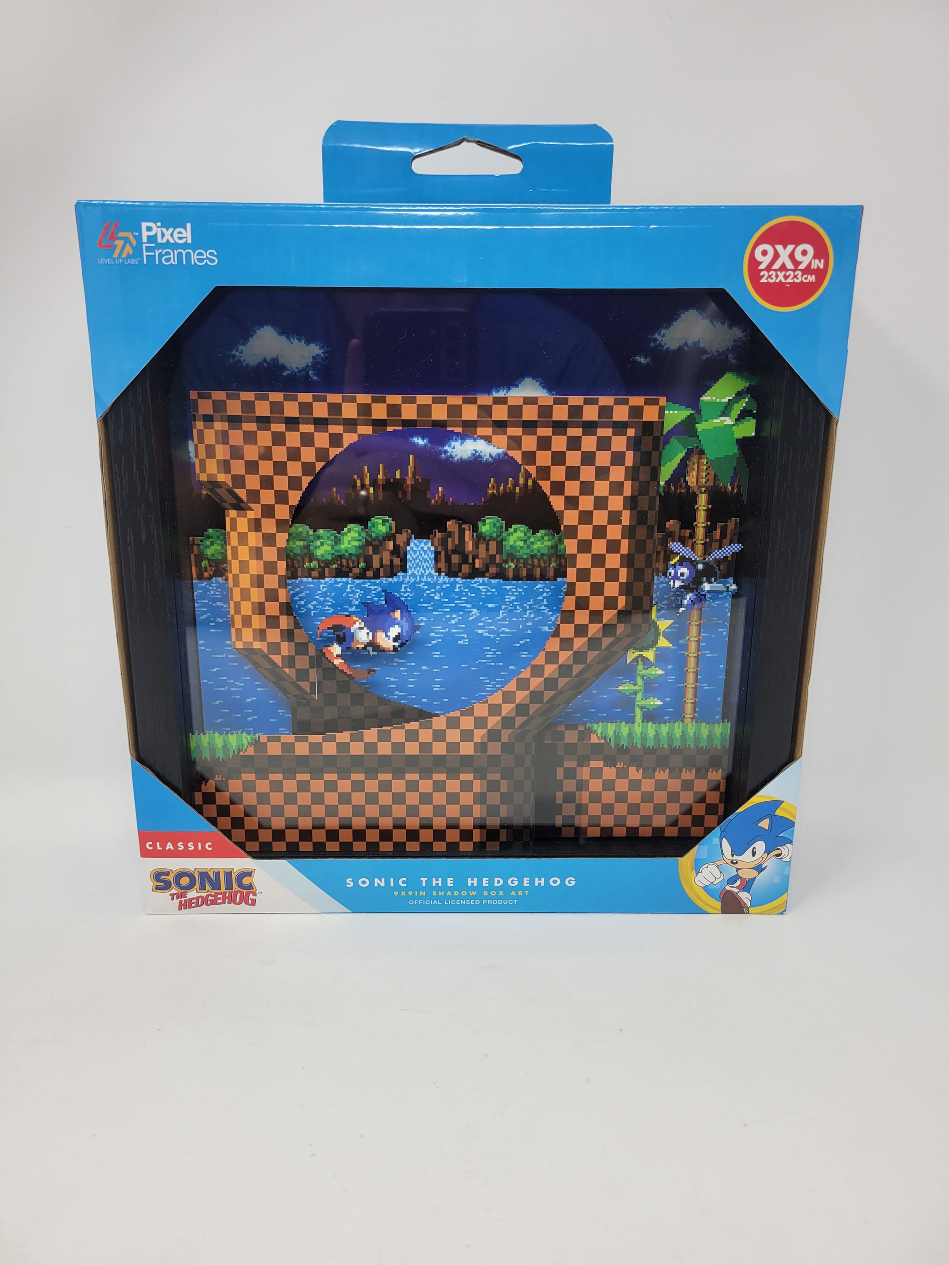 Cadre 3D Pixel Frames Sonic | 9x9