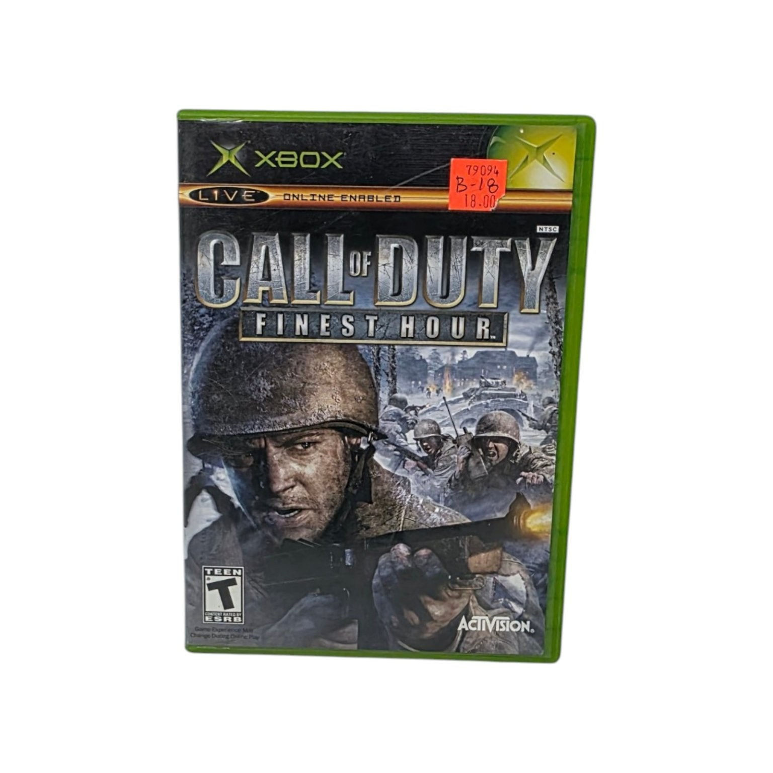 Call of Duty: Finest Hour Xbox OG Original CIB Complete