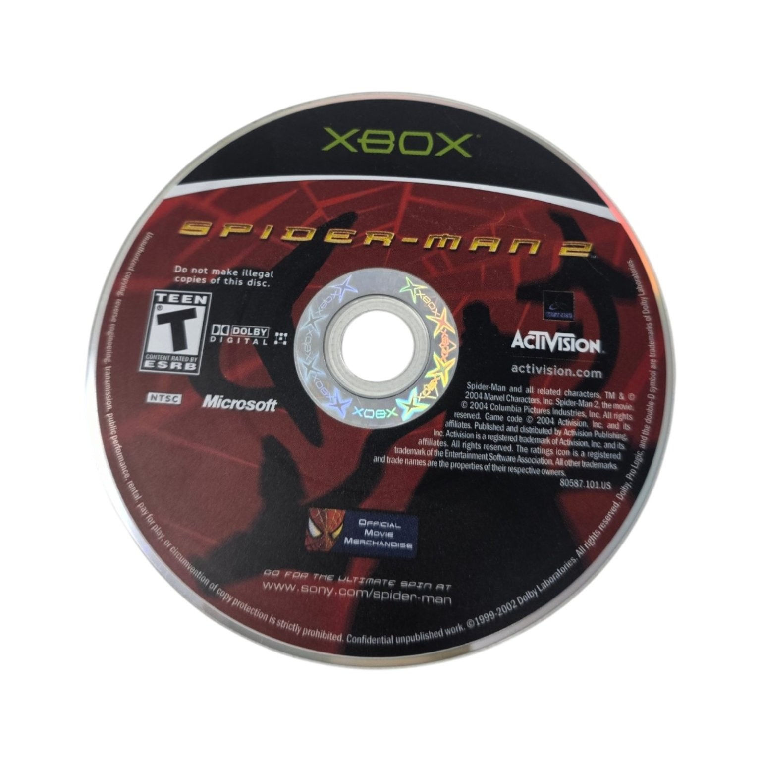 Spider-Man 2 Xbox Game/CD Only