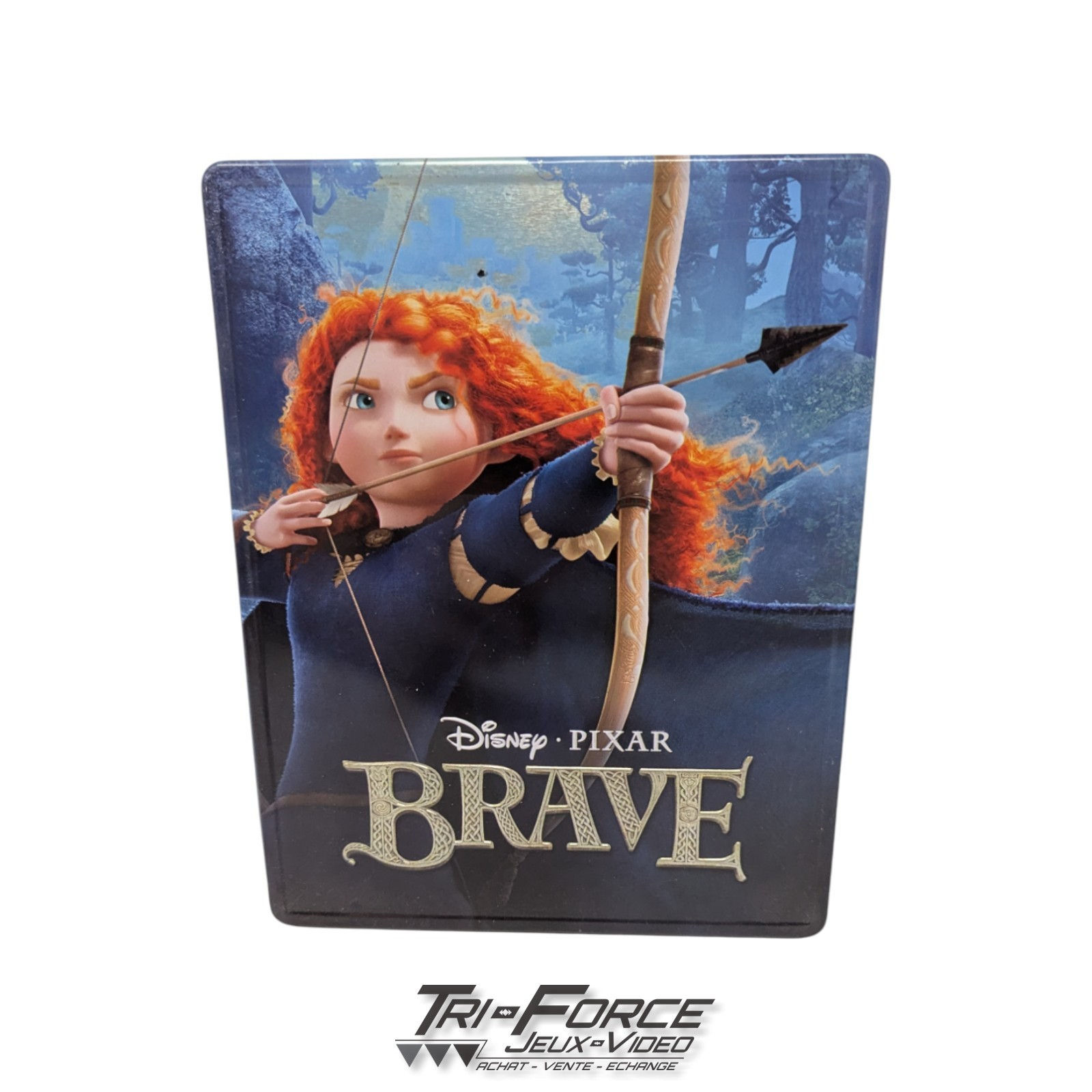 Brave (3D/Blu-ray/DVD/Bonus, 2012, 4-Disc Set) Steelbook Movie, Tested