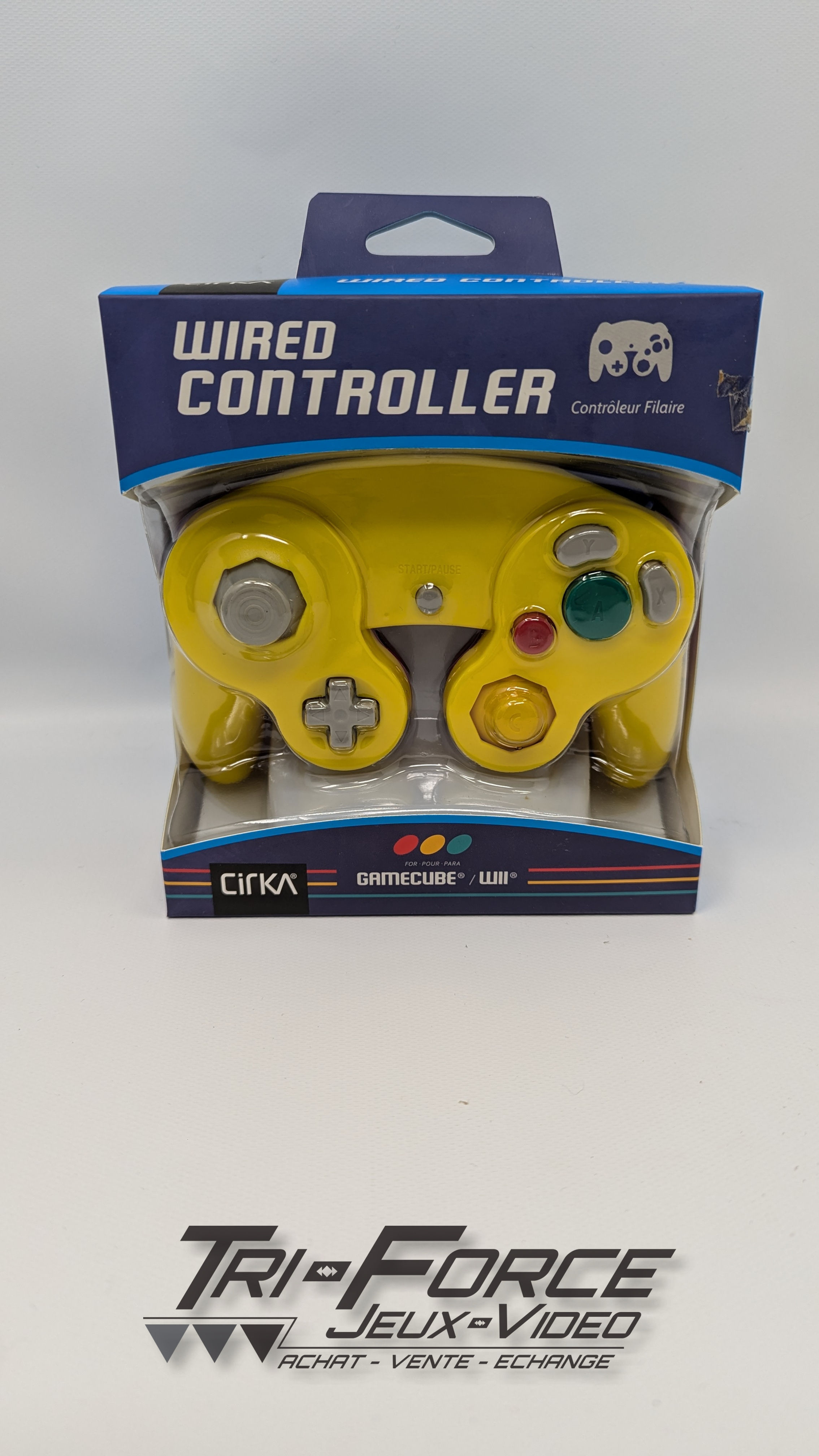 Manette pour Nintendo Gamecube GC [Jaune & Mauve] [Neuf]