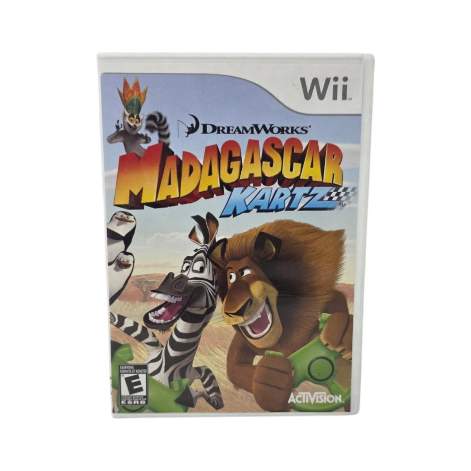 Madagascar Kartz Nintendo Wii CIB Complete In Box