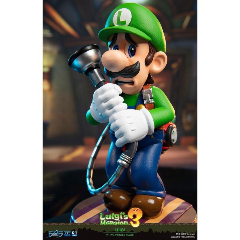 Luigi's Mansion Figurine First 4 Figure F4F Officielle Statue PVC 9''