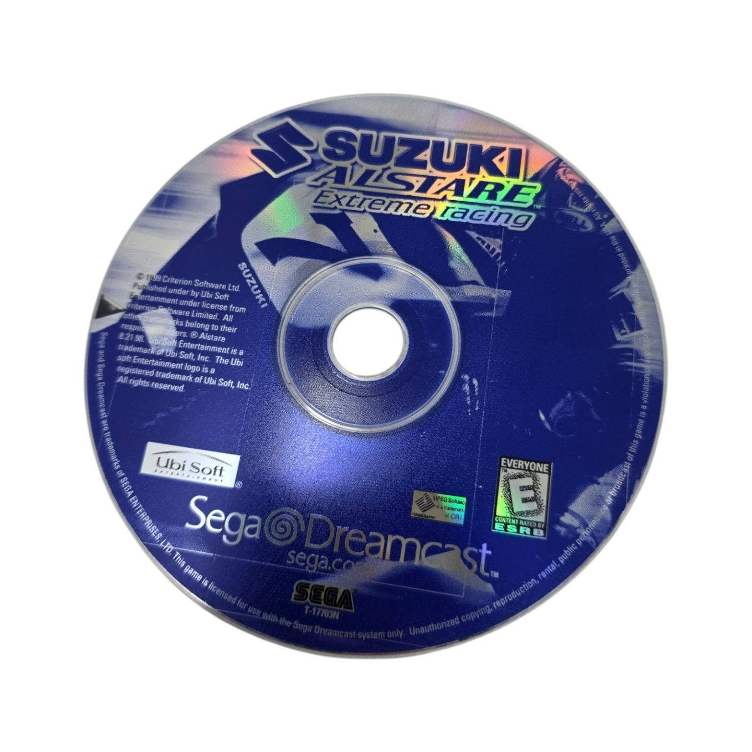 Suzuki Alstare Extreme Racing Sega Dreamcast Game/CD Only