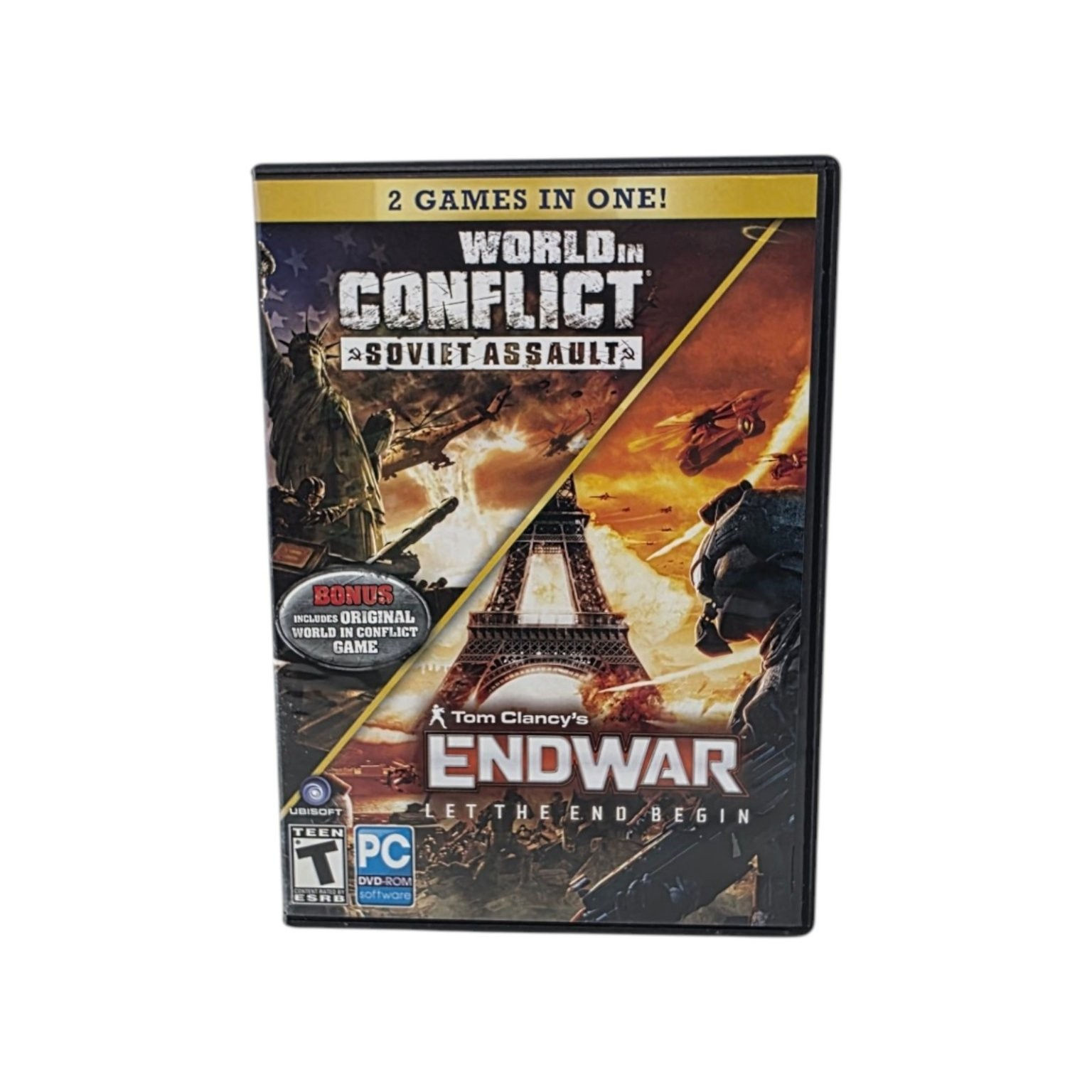 Tom Clancy's EndWar & World in Conflict Soviet Assault 2 games in one PC