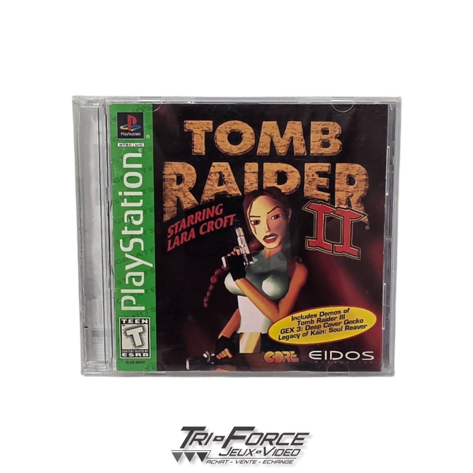 Tomb Raider II PlayStation 1 PS1 Video Game Lara Croft Action CIB Complete