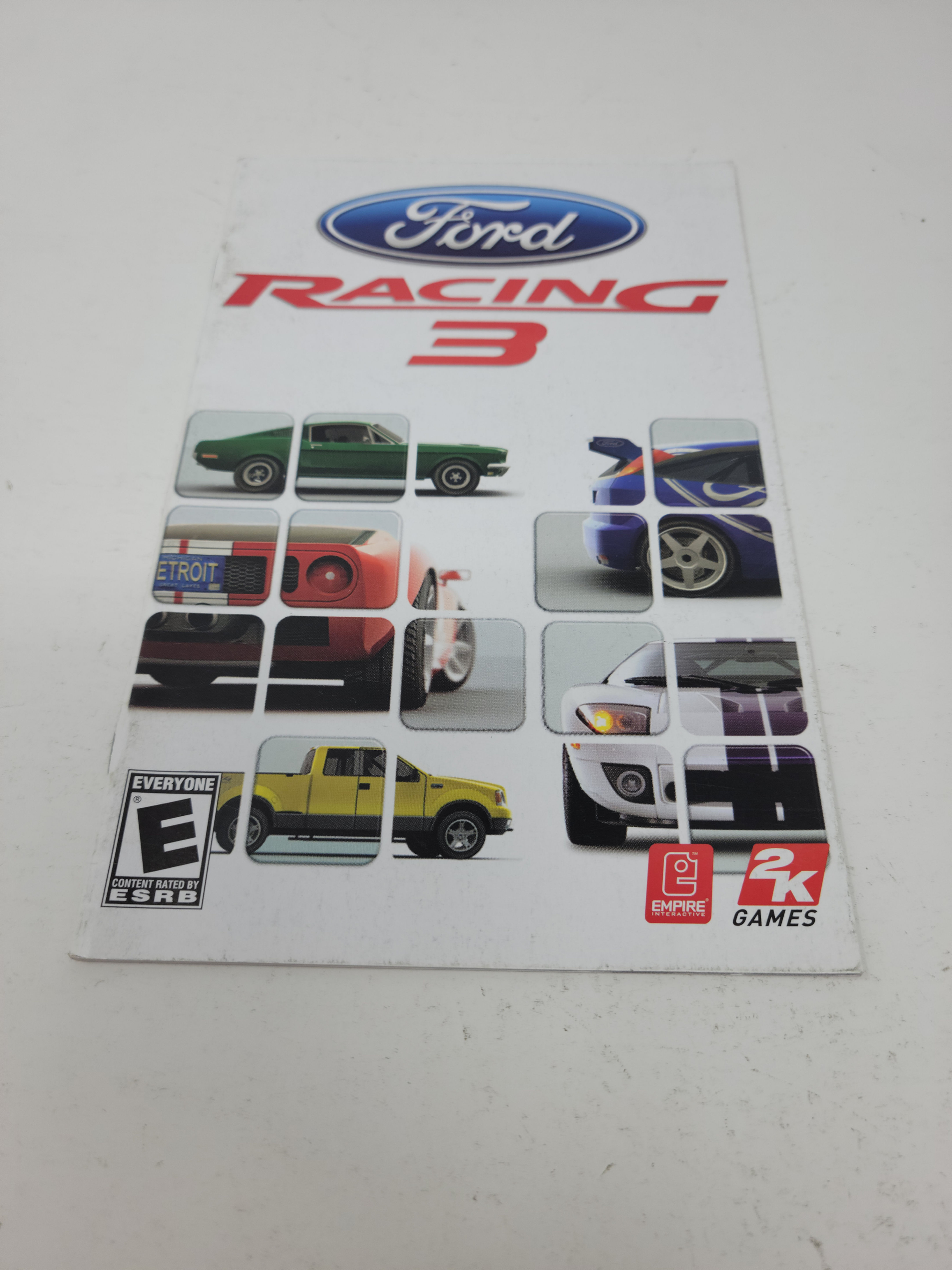 Ford Racing 3 [FR] (Booklet only)