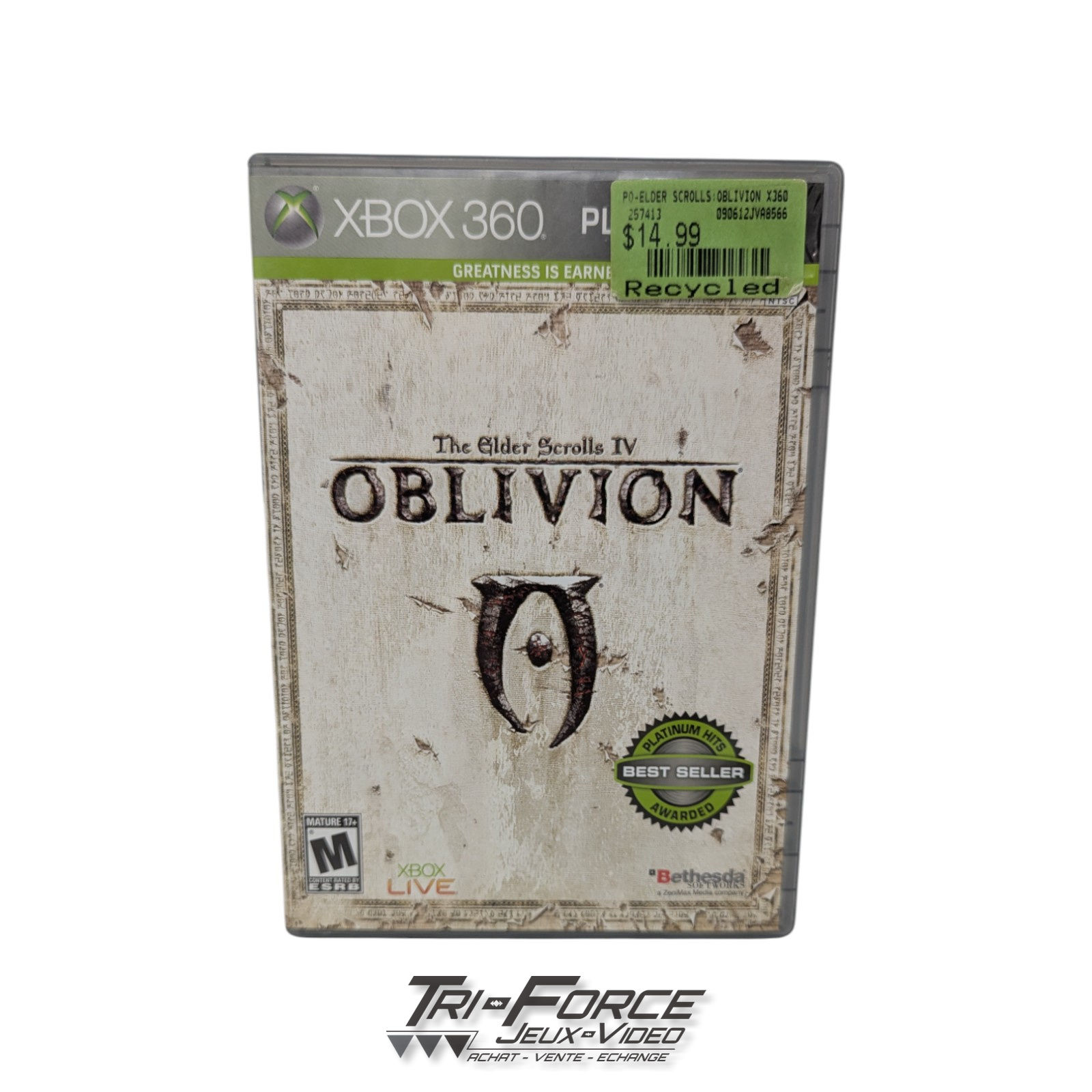 The Elder Scrolls IV Oblivion Platinum Hits