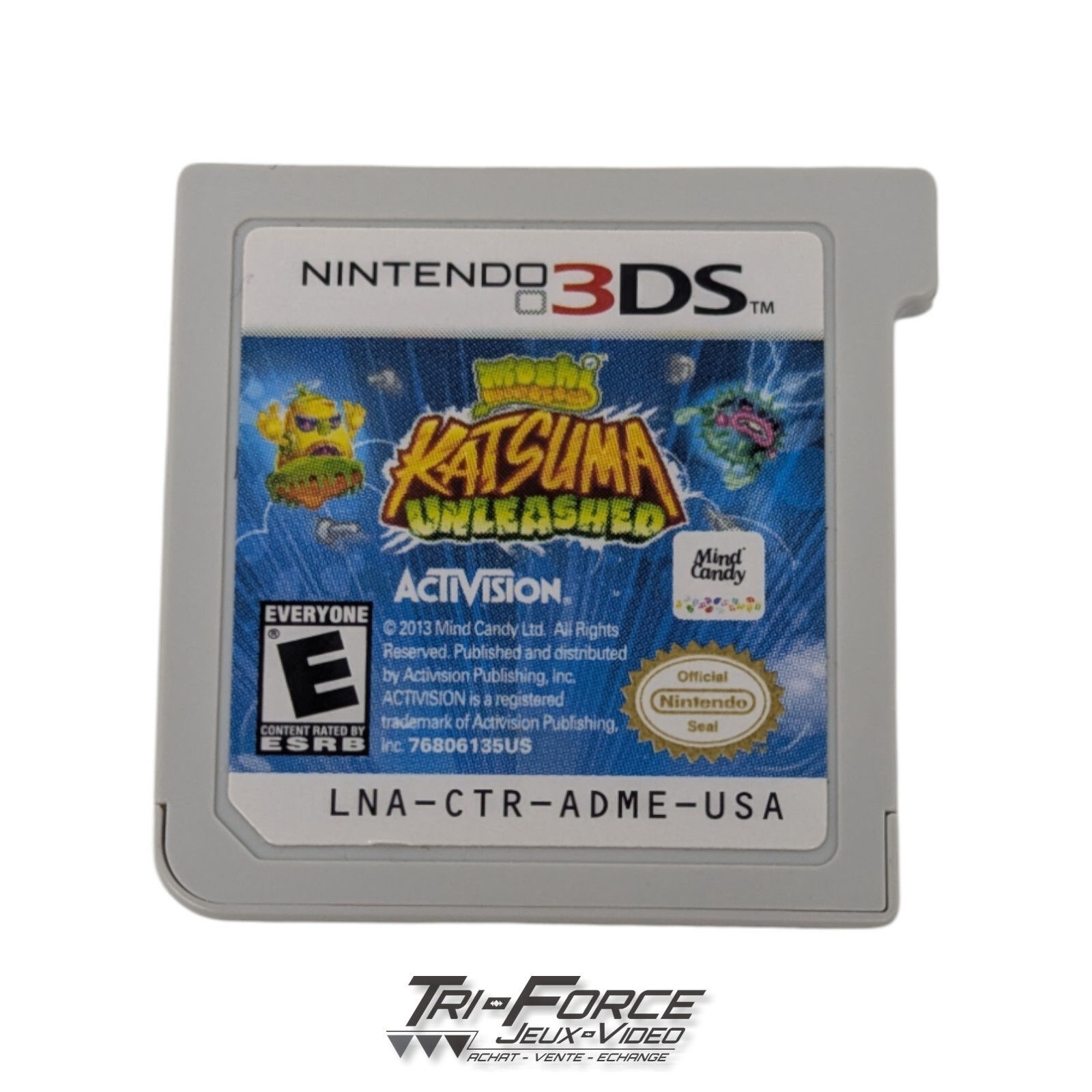 Moshi Monsters Katsuma Unleashed Nintendo 3DS Cart ONLY tested, free shipping