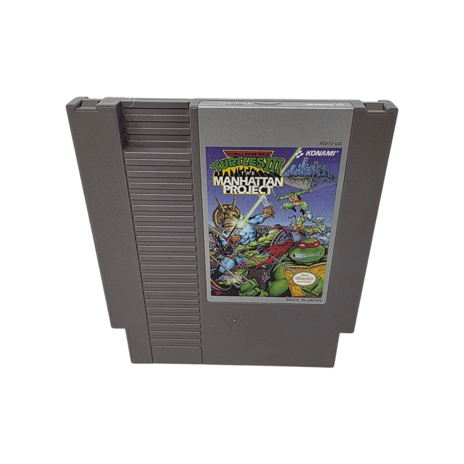 TMNT 3 Manhattan Project Nintendo Entertainment System NES Tested