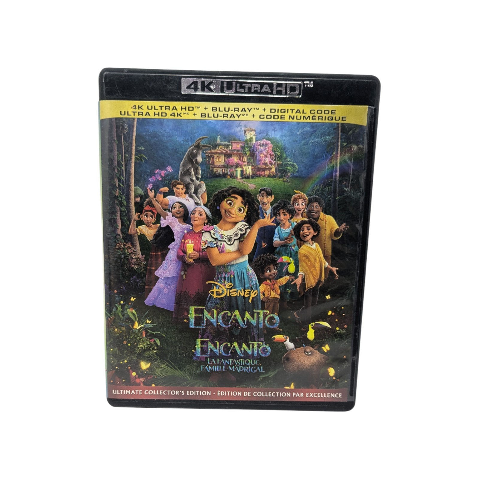 Encanto (4K Ultra HD/Blu-Ray, 2021, 2-Disc Set) Movie Bilingual , Tested !