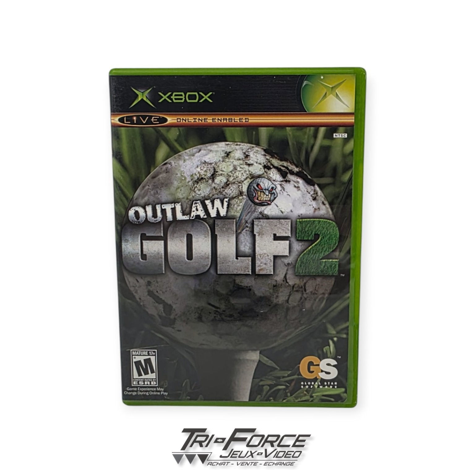 Outlaw Golf 2 Xbox Video Game Online Enabled NTSC CIB Complete tested