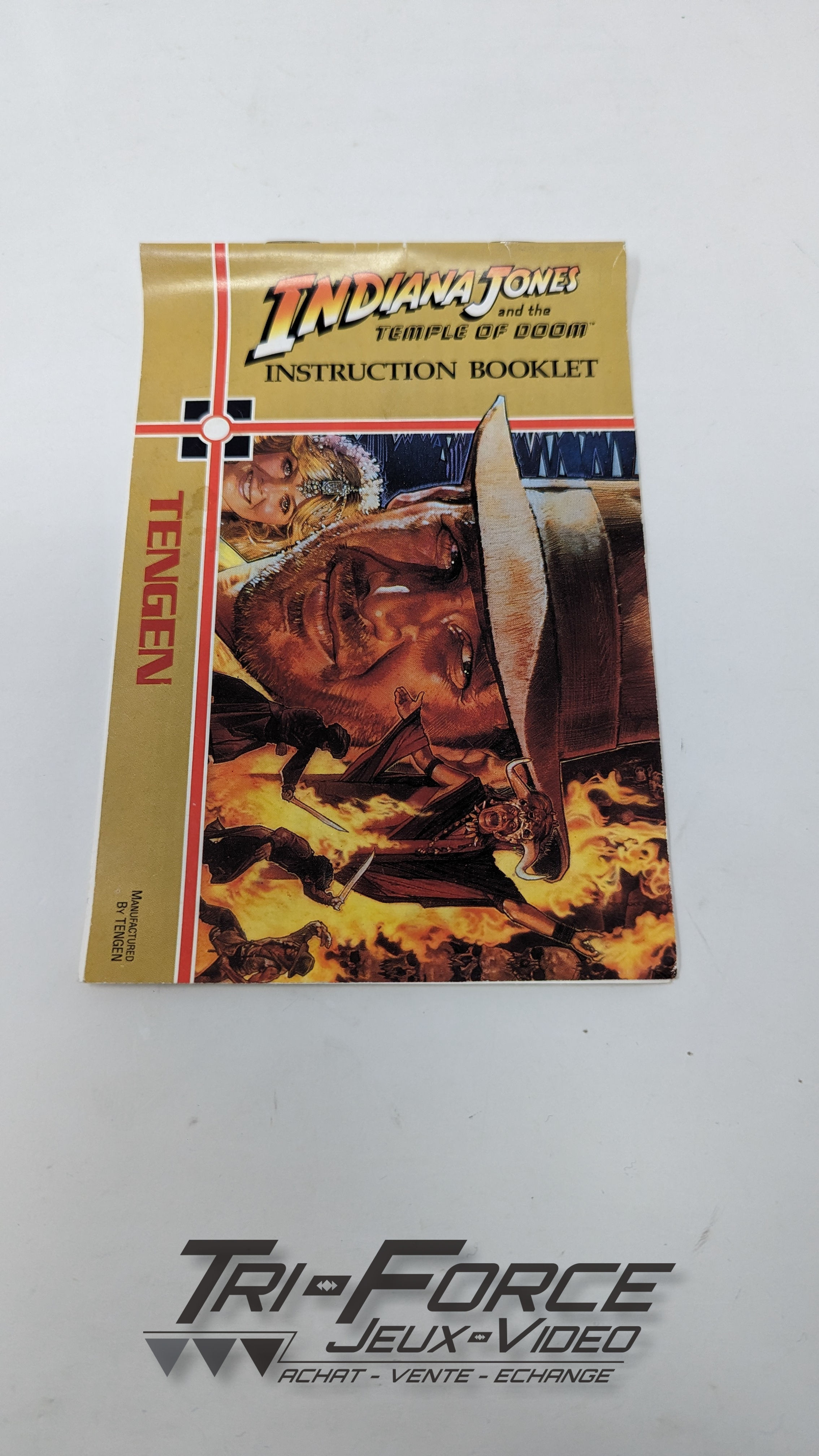Indiana Jones Temple of Doom [Booklet Only] [NES]