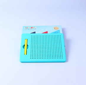Blue magnetic pad toy
