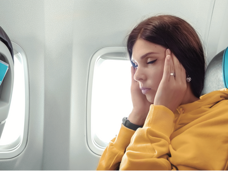 Problemas de salud al hacer viajes largos en avión