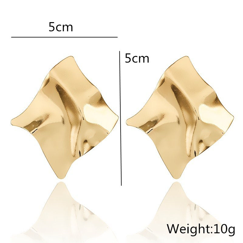 Thumbnail: Modern Gold Statement Earrings