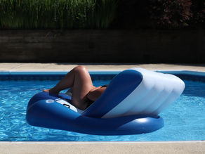 Brooke straight up lounging in the Cape Cod sun