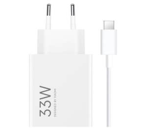 Xiaomi 33W Wall Charging Combo USB-A + Cavo USB-C White