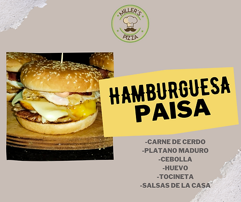 Post para Facebook Hamburguesa Comida Descuentos Moderno Minimalista Amarillo.png