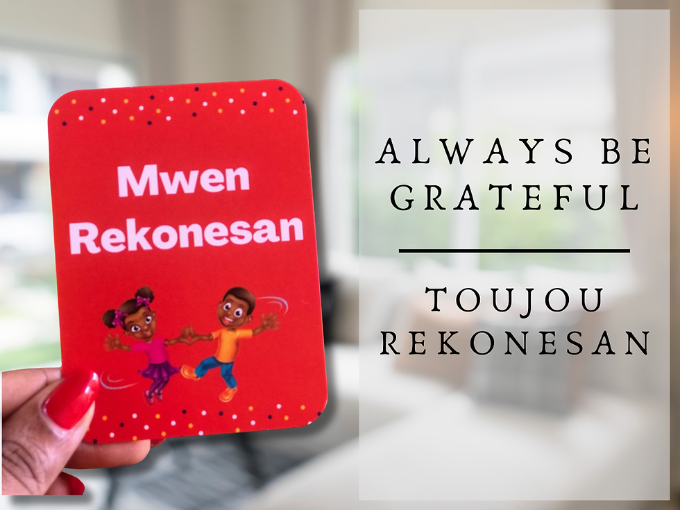 Thumbnail: Bilingual Affirmation Cards (English & Haitian Creole)