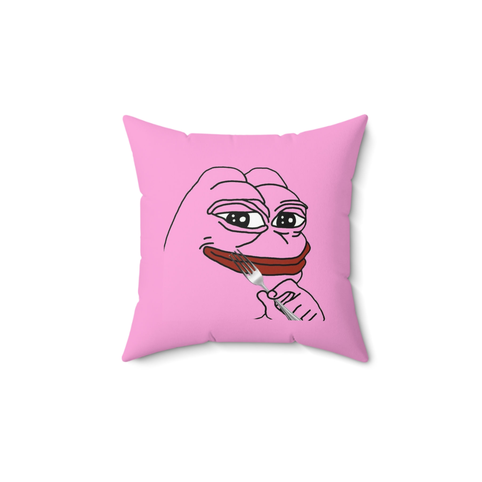 $PORK Spun Polyester Square Pillow