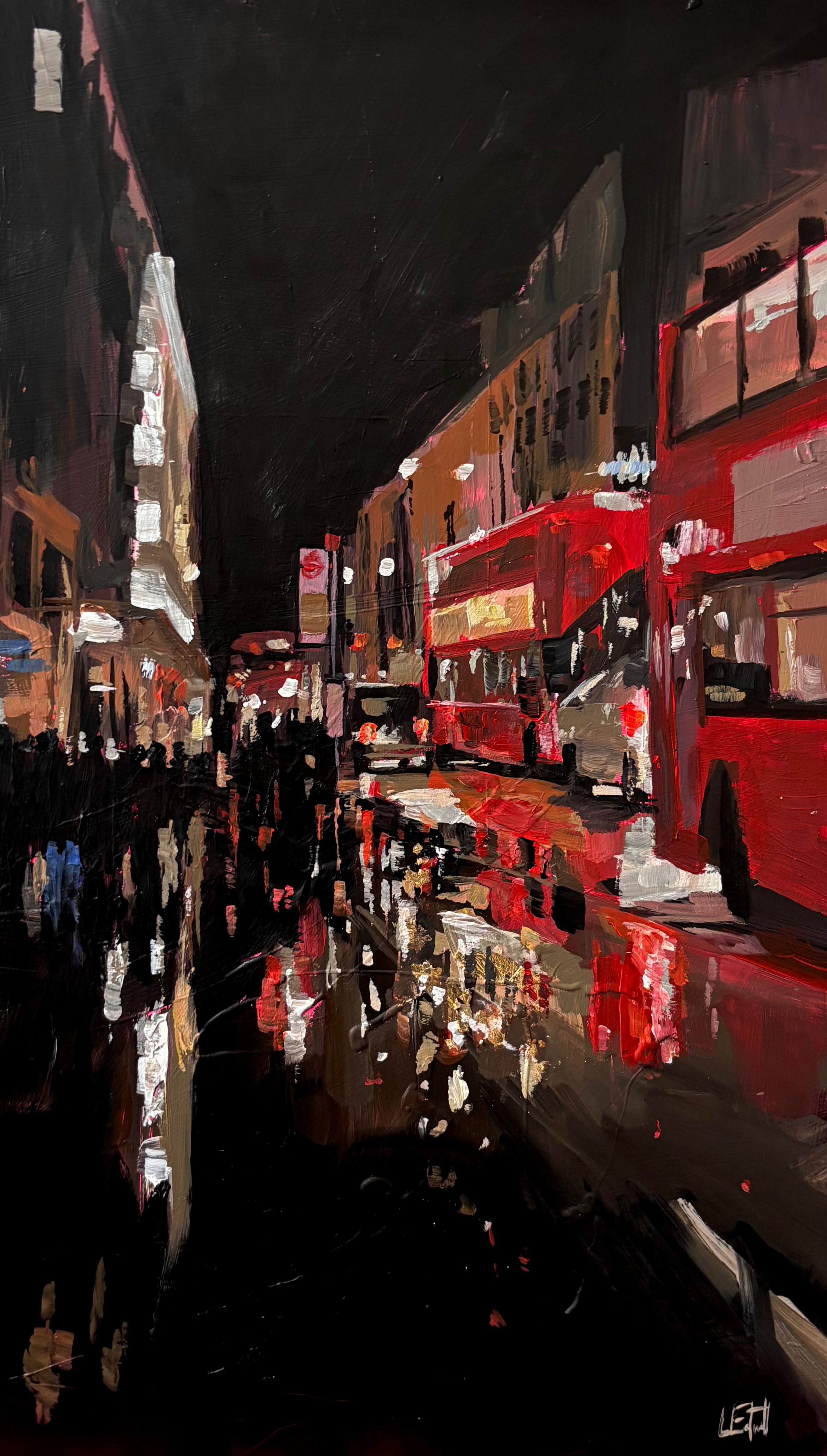 London Night Scene Print