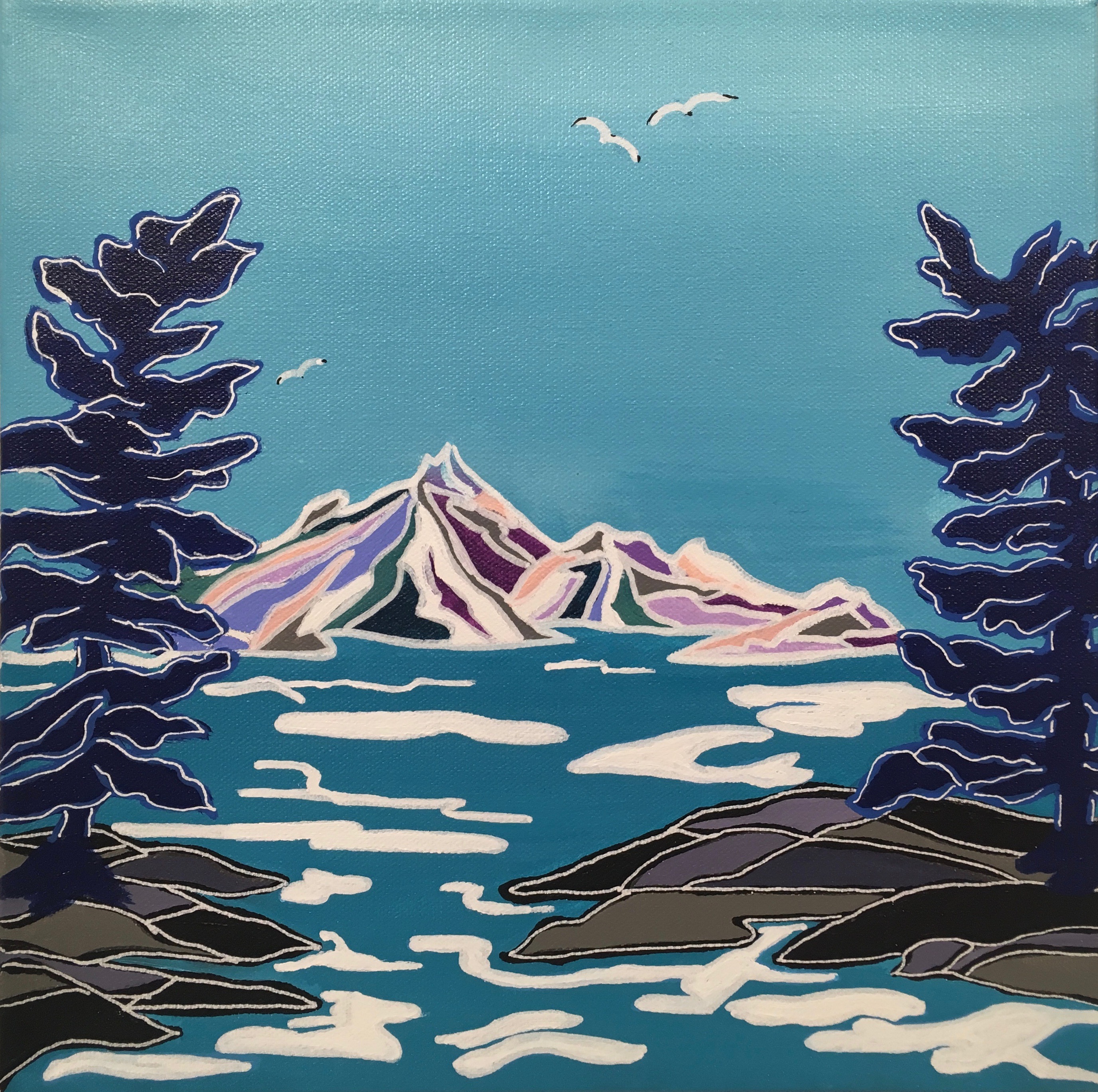 Floating Ice Flow