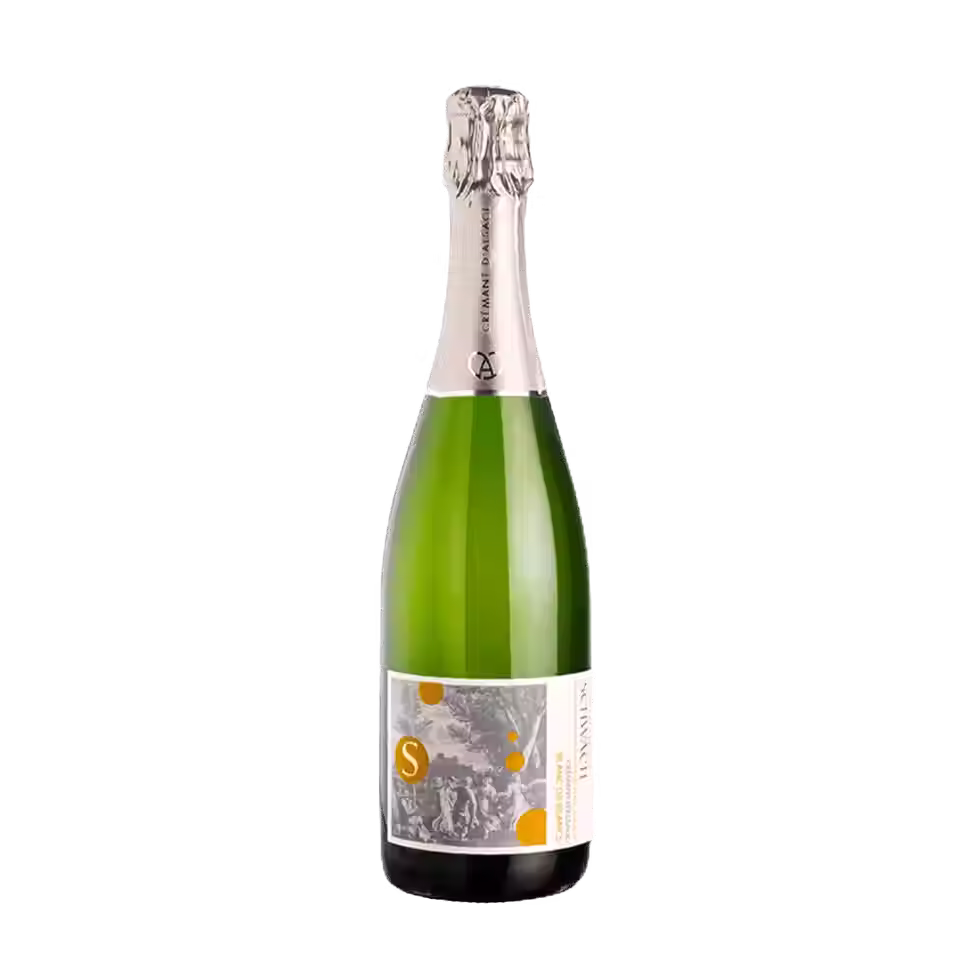 Bottle of Crémant d'Alsace Blanc de Blancs by The Champagne Fox